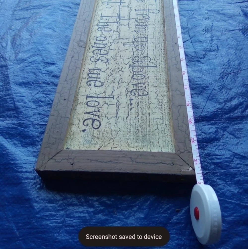 Wooden Wall Sign